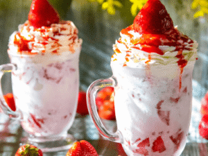 strawberry licious sundae