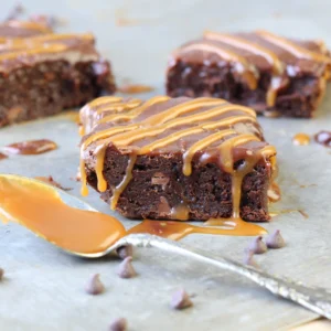 caramel wall nut brownie
