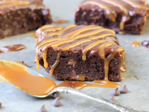 caramel wall nut brownie