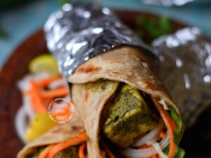 paneer tikka wrap