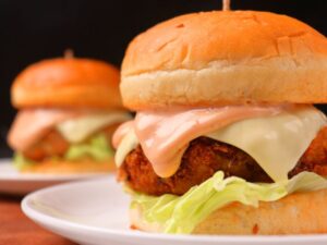 Crispy farm veg Burger