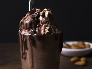 nutella brownie shake